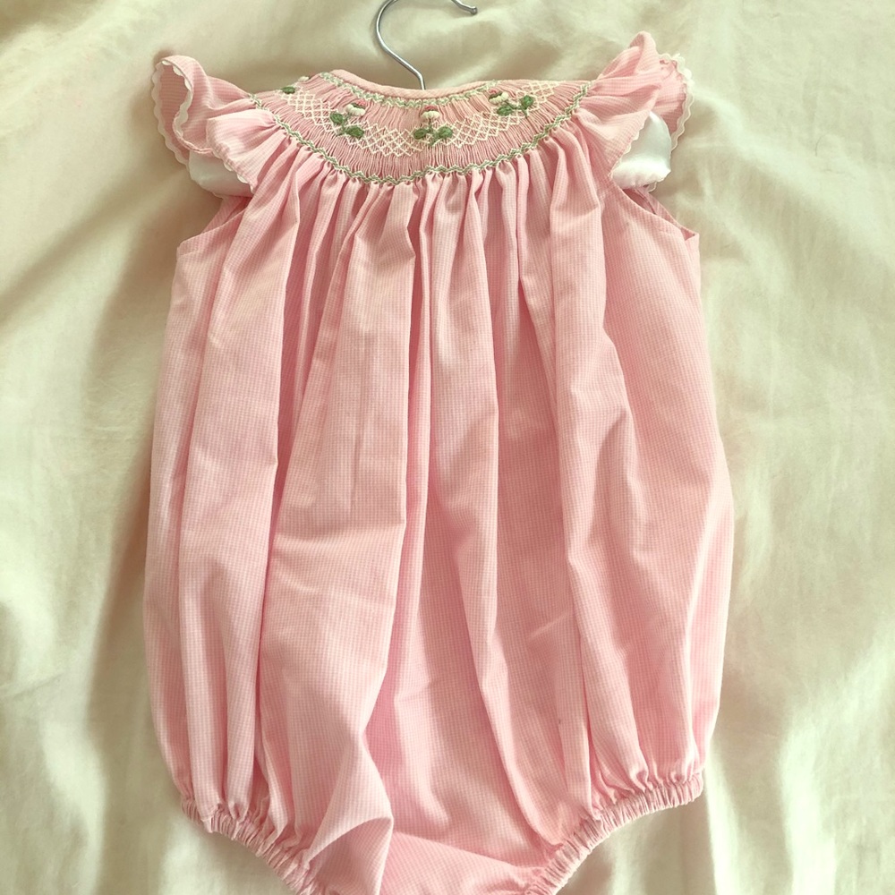 Orient Express smocked pink jumper